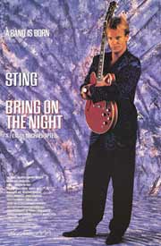 cartaz promocional da turnê Bring On The Night