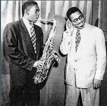 John Coltrane e Dizzy Gillespie