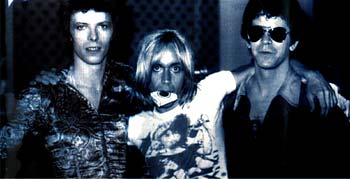 David Bowie, Iggy Pop e Lou Reed