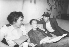 John, Keith e Mick Jones, do The Clash