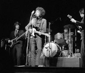 Dylan e The Hawks em 1966