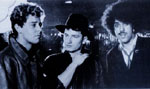 Adam, Bono e Lynnot, em uma festa da Hot Press, em 1983