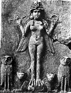Lilith, estátua babilônica, 2000-1600 a.C.