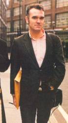 Morrissey a caminho do tribunal, em 1996 